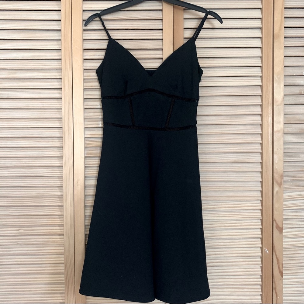 All Saints Black Skater Dress